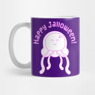 Happy Jalloween Jellyfish! Pink! Mug